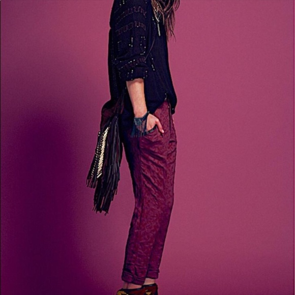 Free People Tops - FREE PEOPLE BLACK BEADED LONG SLEEVE SWING BLOUSE